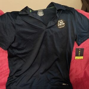 Tek Gear Navy Blue Kids Polo Medium Size 10/12